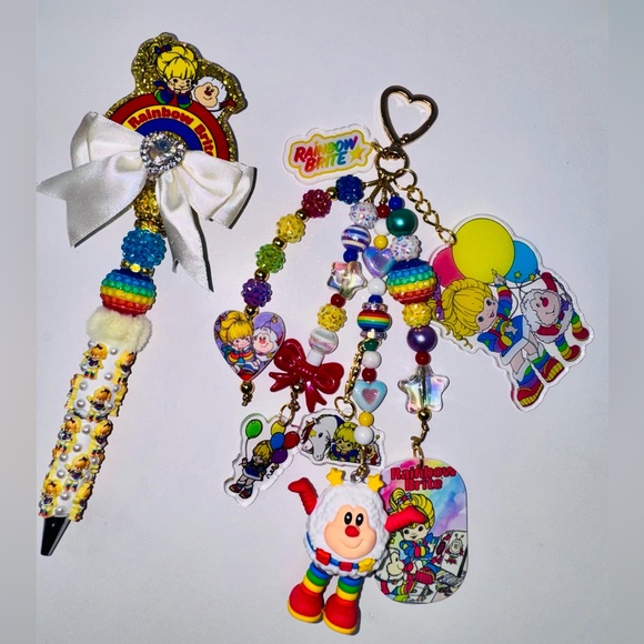 Rainbow Brite Pen & Charm Set - Picture 3 of 4
